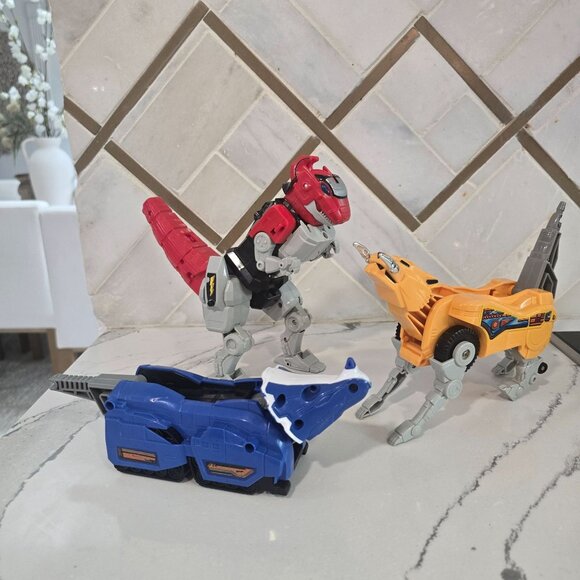 Vintage Bandai Power Rangers 1991 Dino Megazord Action Figure used condition - Picture 2 of 13